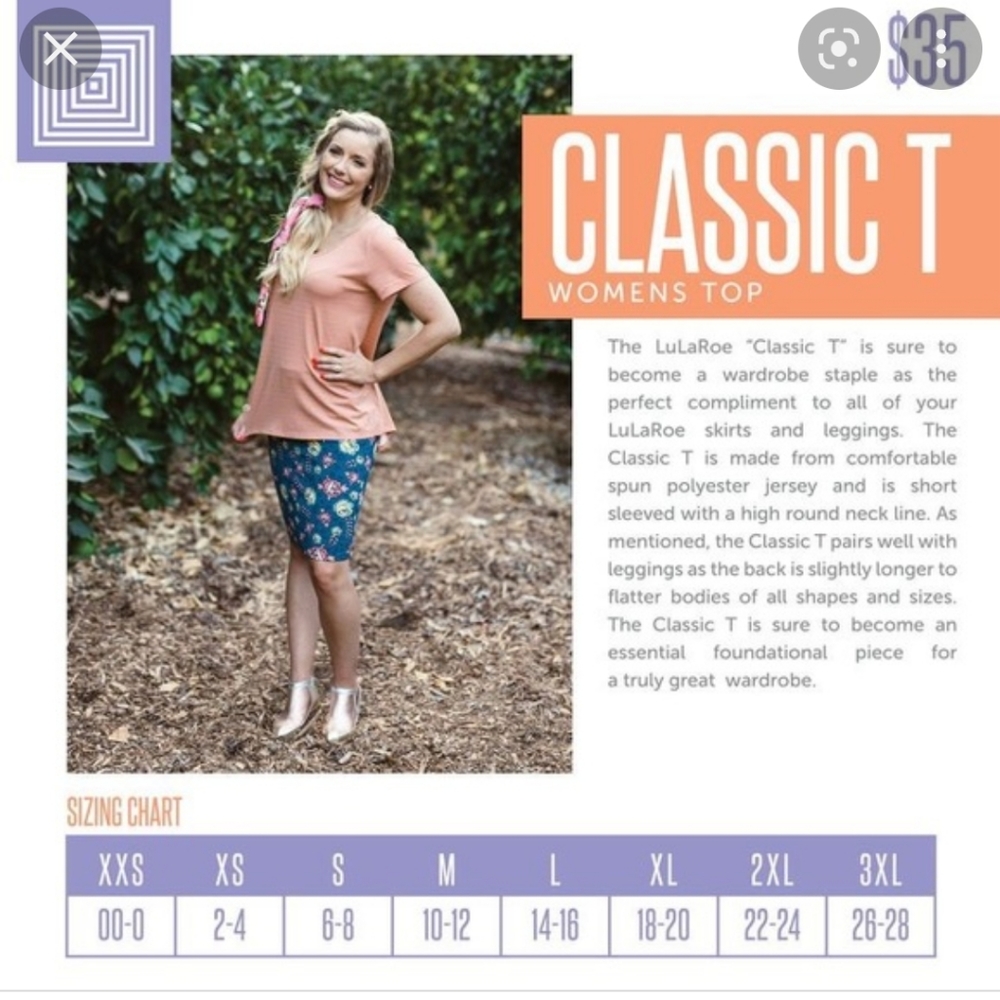 LuLaRoe Classic T - top - XXS - Picture 7 of 7